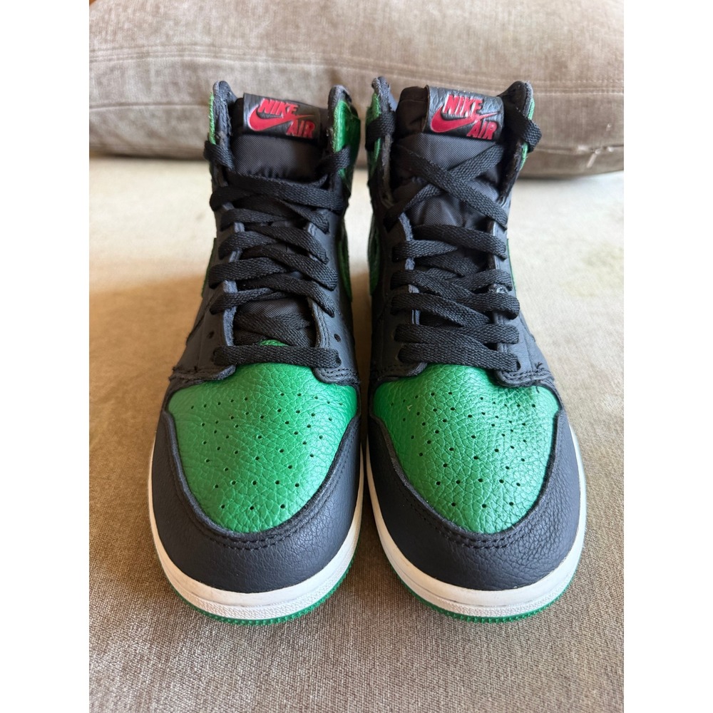 Air Jordan 1 Retro High OG Pine Green 2.0 GS 575441-030 Kids Size 6Y Womens 7.5 - Picture 2 of 8